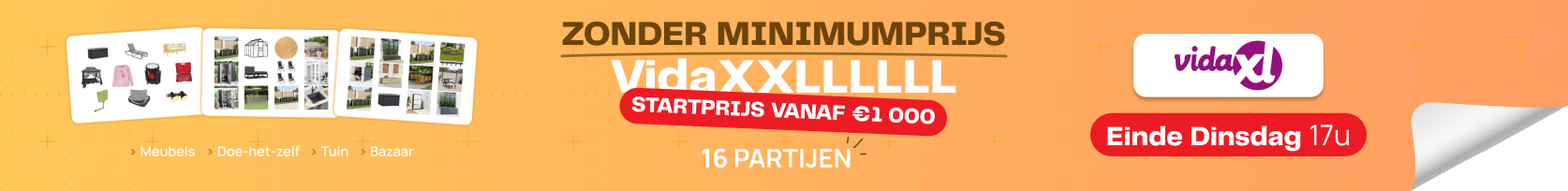 Zonder minimumprijs vidaXL