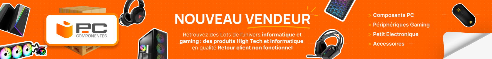Nouveau vendeur - PC Componentes
