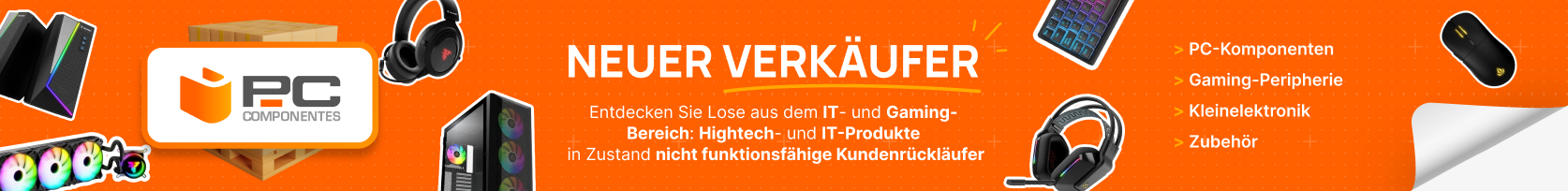 Neuer Verkäufer - PC Componentes