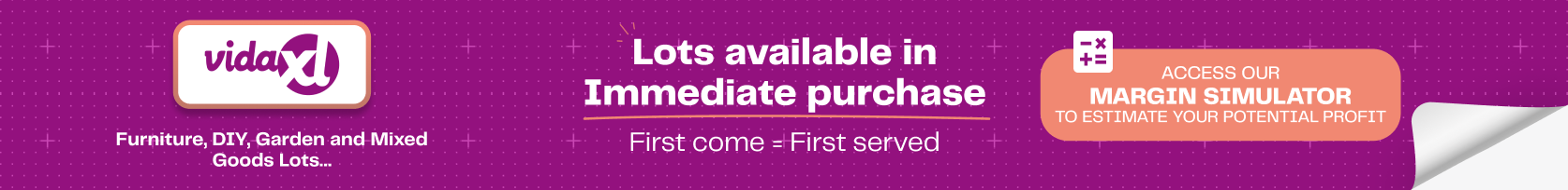 Immediate purchase vidaXL