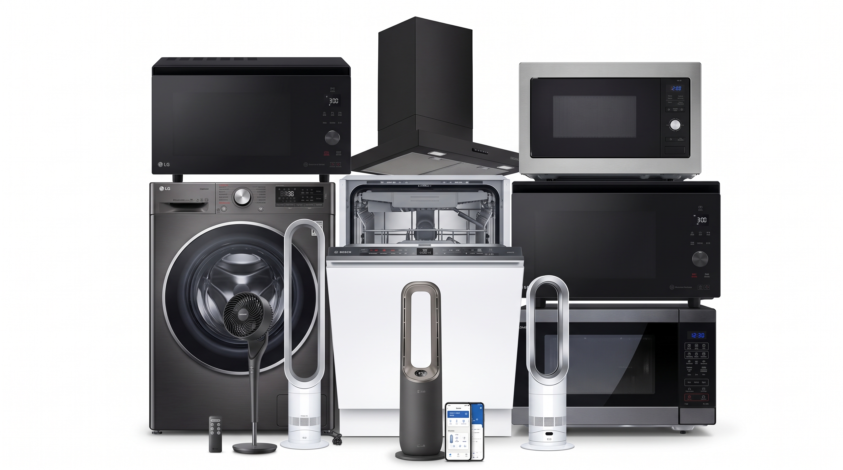 Partijen van 68 producten - Huishoudelijke apparaten, doe-het-zelf - Inventum, Philips, Sharp – kavel bij Stocklear